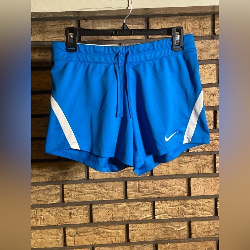 Small Nike dry fit athletic shorts blue‎